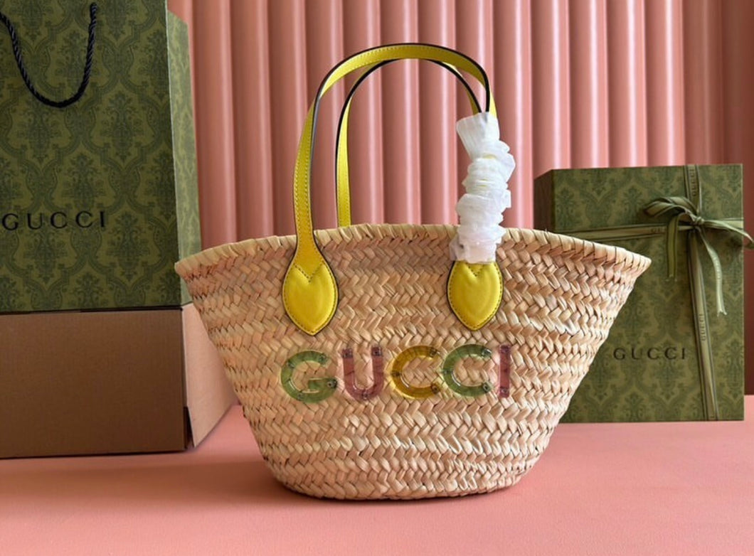 Mini Straw Tote