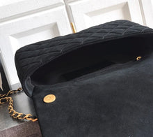 Load image into Gallery viewer, Suede Flap Bag
