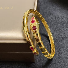 Load image into Gallery viewer, Ruby Serpenti Bracelet
