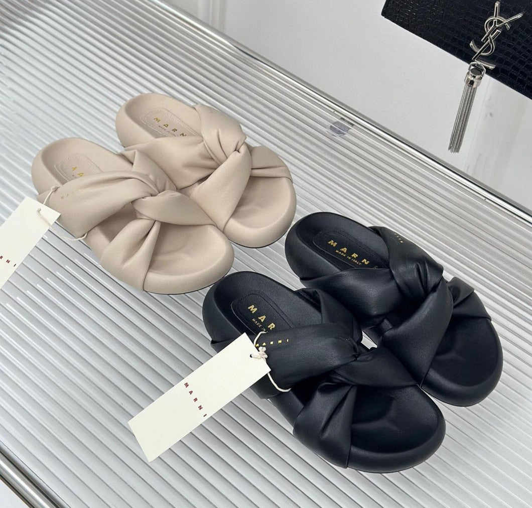 Leather Slides