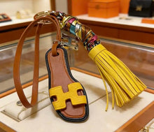 Load image into Gallery viewer, Sandal Bag Charm Keychain
