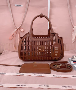 Leather Basket