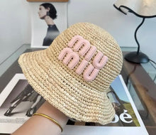 Load image into Gallery viewer, Raffia Bucket Hat
