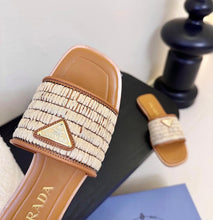 Load image into Gallery viewer, Leather Slides
