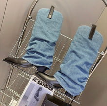 Load image into Gallery viewer, Denim Boots
