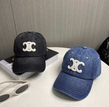 Load image into Gallery viewer, Denim Logo Cap
