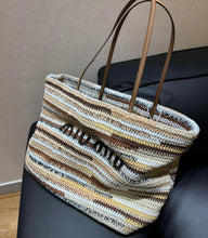 Load image into Gallery viewer, Woven Fabric Tote
