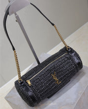 Load image into Gallery viewer, Cassandre Raffia Tube Bag
