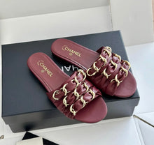 Load image into Gallery viewer, CC Chain Sandals
