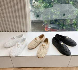 Raffia Loafers