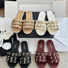 Load image into Gallery viewer, CC Chain Sandals
