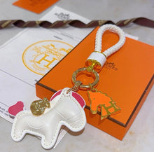 Load image into Gallery viewer, Leather Bag Charm/Keychain
