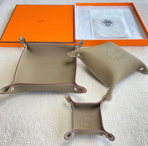 Leather Tray Set