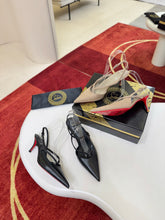 Load image into Gallery viewer, Leather Slingbacks
