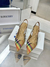 Load image into Gallery viewer, Check Slingback Pumps
