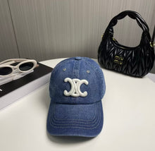Load image into Gallery viewer, Denim Logo Cap
