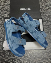 Load image into Gallery viewer, Denim Dad Sandals
