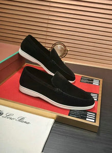 Suede Loafers