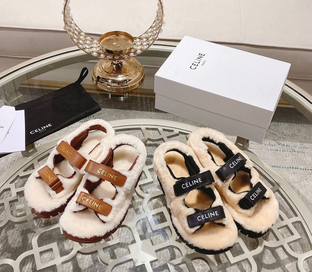 Shearling Sandals