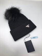 Load image into Gallery viewer, Fur Pom Hat
