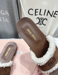 Shearling Mules