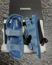 Load image into Gallery viewer, Denim Dad Sandals
