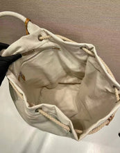Load image into Gallery viewer, Linen Duffle Bag
