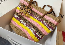 Load image into Gallery viewer, Raffia Tote
