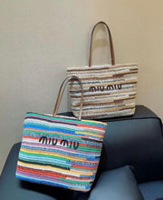 Load image into Gallery viewer, Woven Fabric Tote
