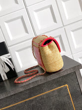 Load image into Gallery viewer, Raffia Classic Flap

