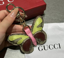Load image into Gallery viewer, GG Butterfly Bag Charm/Keychain
