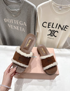 Shearling Mules