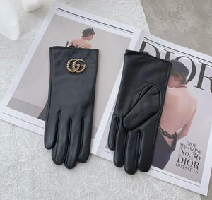 GG Leather Gloves