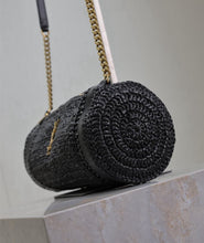 Load image into Gallery viewer, Cassandre Raffia Tube Bag

