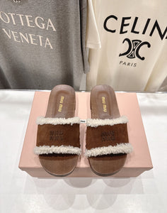 Shearling Mules
