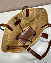 Load image into Gallery viewer, Raffia Tote
