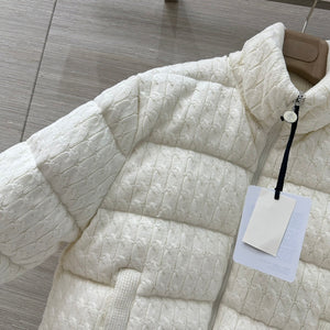 Cable Knit Puffer