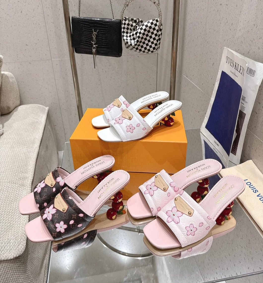 Cherry Blossom Mules