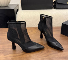 Load image into Gallery viewer, Mesh Leather Boots
