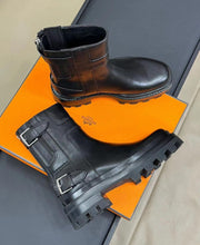 Load image into Gallery viewer, Leather Ankle Boots
