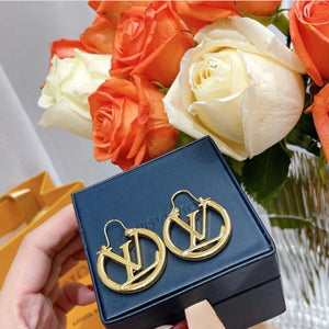 Logo Hoop Earrings