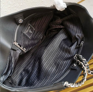 Leather Chain Tote