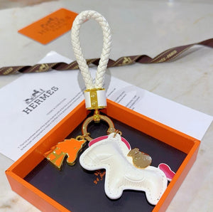 Leather Bag Charm/Keychain