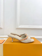 Load image into Gallery viewer, Denim Mules
