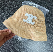 Load image into Gallery viewer, Raffia Bucket Hat
