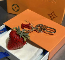 Load image into Gallery viewer, Strawberry Bag Charm/Keychain
