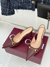 Load image into Gallery viewer, Horsebit Slingbacks
