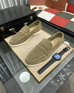 Suede Loafers