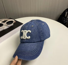 Load image into Gallery viewer, Denim Logo Cap
