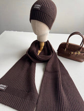 Load image into Gallery viewer, Cashmere Hat Scarf Set
